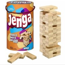 Hasbro Jenga jogo torre blocos de madeira empilháveis 53557 comprar usado  Enviando para Brazil