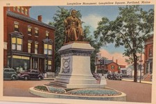Rppc longfellow monument for sale  Lincoln