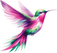 Watercolour humming bird for sale  UK