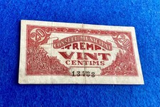 20 CÉNTIMOS * TREMP 1937 * GUERRA CIVIL ESPAÑOLA * comprar usado 20 CÉNTIMOS * TREMP 1937 * GUERRA CIVIL ESPAÑOLA * comprar usado  Enviando para Brazil