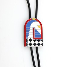 Vintage ACME Studio "R.O.R." Gravata Bolo por Chicago Architect STANLEY TIGERMAN NOVA comprar usado  Enviando para Brazil