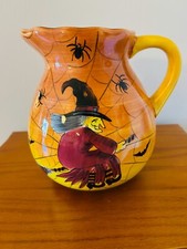 Halloween ceramic pitcher for sale  Stoneham