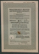 Braunkohle benzin aktiengesell gebraucht kaufen  Deutschland