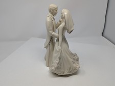 Decoração de bolo de porcelana Lenox noiva e noivo primeira dança 8", promessas de casamento comprar usado  Enviando para Brazil
