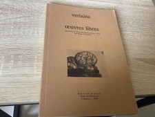 Oeuvres libres verlaine d'occasion  Eyguières