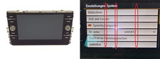 Radio display volkswagen usato  Spedire a Italy