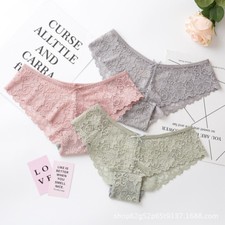 Calcinha feminina sexy de renda cintura baixa aconchegante lingerie tentadora cuecas cuecas fofas comprar usado  Enviando para Brazil