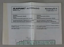 Schaltplan blaupunkt autoradio gebraucht kaufen  Jever