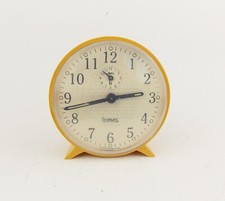 Relógio de mesa vintage década de 1980 despertador HERWEG Brasil amarelo comprar usado  Enviando para Brazil