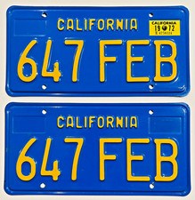 1970 california license for sale  Simi Valley