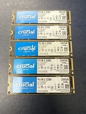 5x unidades de estado sólido CRUCIAL CT250P2SSD8 250GB P2 NVMe M.2 2280 NVME comprar usado  Enviando para Brazil
