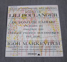 SDBR 3059 ED1 World Premiere Recording Works of Lili Boulanger Igor Markevitch comprar usado  Enviando para Brazil