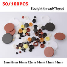 50/100 peças tampas de tampa de plástico para móveis tampa de furo de parafuso para furo 5mm -16mm comprar usado  Enviando para Brazil