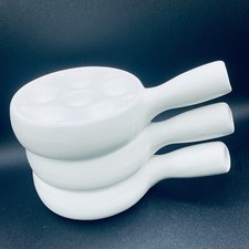 Tampas de cogumelo escargot porcelana hotel branco Orion Japão vitrificado comprar usado  Enviando para Brazil