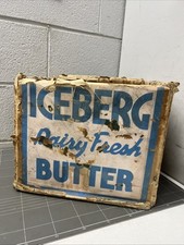 CAIXA DE PAPELÃO VINTAGE ICEBERG LEITE MANTEIGA FRESCA YORK ST STH MELBOURNE LEITE comprar usado  Enviando para Brazil
