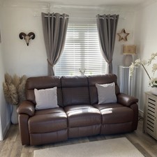 Dfs seater leather for sale  FROME