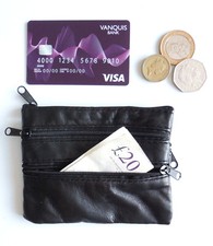 Soft leather coin for sale  IPSWICH