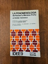 Pierre thevenaz fenomenologia usato  Brescia