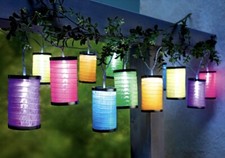 Led lichterkette lampions gebraucht kaufen  Augsburg