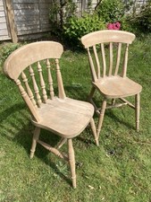 Pine chairs rustic for sale  EASTLEIGH