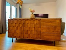 Designer sideboard akazienholz gebraucht kaufen  Hamburg