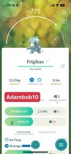 Pokémon Go Shiny Frigibax -- Mini P T C ou poeira registrada comercialmente 20K comprar usado  Enviando para Brazil
