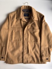 Jaqueta de camurça vegana descontraída Abercrombie Fitch tamanho XS marrom masculina forrada com botões, usado comprar usado  Enviando para Brazil