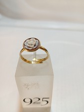 Anello cammeo floreale usato  Napoli