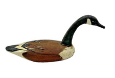 D & J Fuller Cedar Duck Company Canada Goose Decoy 5" madeira esculpida em miniatura 1987 comprar usado  Enviando para Brazil