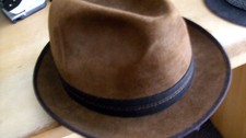 Leder herren hut gebraucht kaufen  Bremen