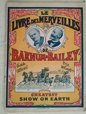 Programme 1902 cirque d'occasion  Corbigny