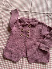 Selbstgestrickte jacke rosa gebraucht kaufen  Falkensee