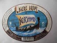 Etiquette bière brune d'occasion  Envermeu