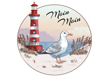 Möwe leuchtturm aufkleber gebraucht kaufen  Heringen