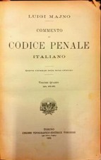 Commento codice penale usato  Italia