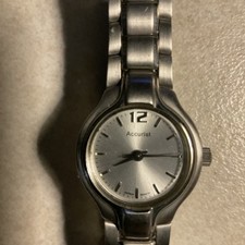 Accurist ladies silvertone for sale  UCKFIELD