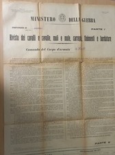 Grosso manifesto ministero usato  Casandrino