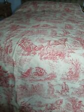 toile fabric linen for sale  HAILSHAM