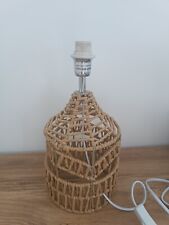 Rattan woven lamp for sale  LEAMINGTON SPA