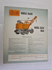 coles crane for sale  BARNSLEY