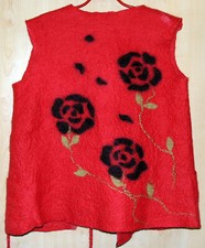 Weste wollfilz rose gebraucht kaufen  Templin