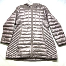 Jaqueta acolchoada Calvin Klein feminina grande arma de metal premium zíper completo, usado comprar usado  Enviando para Brazil
