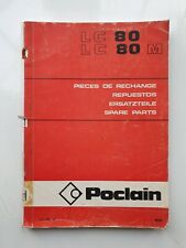 Poclain lc80 lc80m for sale  WOODBRIDGE