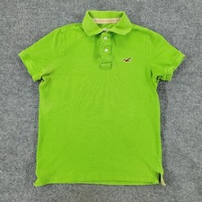 Camisa polo masculina Hollister gola verde pequena manga curta logotipo bordado adulto comprar usado  Enviando para Brazil