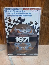 Blechschild porsche weltmeiste gebraucht kaufen  Emmerting