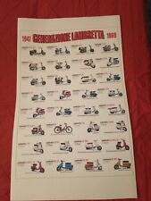 Poster generazione lambretta usato  Ladispoli