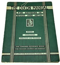 The Dixon Manual For Artisans in Wood & Metal 1939 Art Deco Furniture Plans, usado comprar usado  Enviando para Brazil