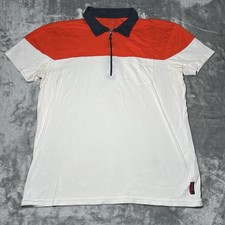 Camisa masculina Armani Exchange tamanho grande branca laranja colorblock 1/4 zíper comprar usado Camisa masculina Armani Exchange tamanho grande branca laranja colorblock 1/4 zíper comprar usado  Enviando para Brazil