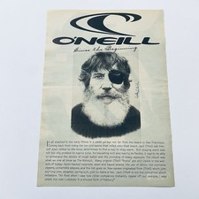 Pôster de surf vintage O’Neill anos 90 impressão original anúncio raro década de 1990 anúncio de roupas de surf comprar usado  Enviando para Brazil
