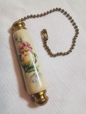 Puxador de ventilador de teto floral de cerâmica comprar usado Puxador de ventilador de teto floral de cerâmica comprar usado  Enviando para Brazil